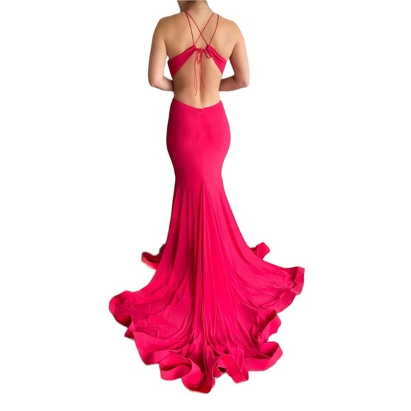 Jovani Evening Gown Fuschia - Picture 3 of 3